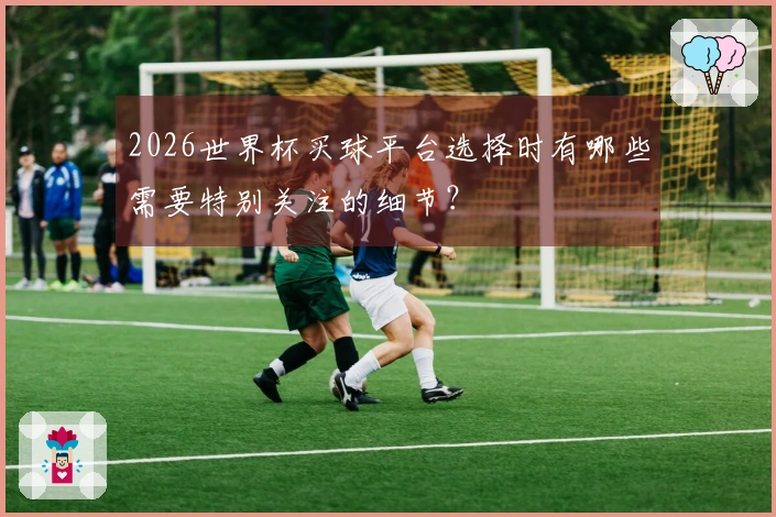 2026世界杯买球平台选择时有哪些需要特别关注的细节？