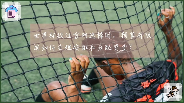 世界杯投注官网选择时，预算有限该如何合理安排和分配资金？