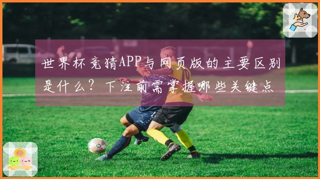 世界杯竞猜APP与网页版的主要区别是什么？下注前需掌握哪些关键点？