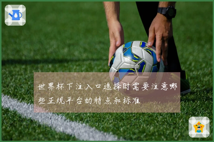 世界杯下注入口选择时需要注意哪些正规平台的特点和标准